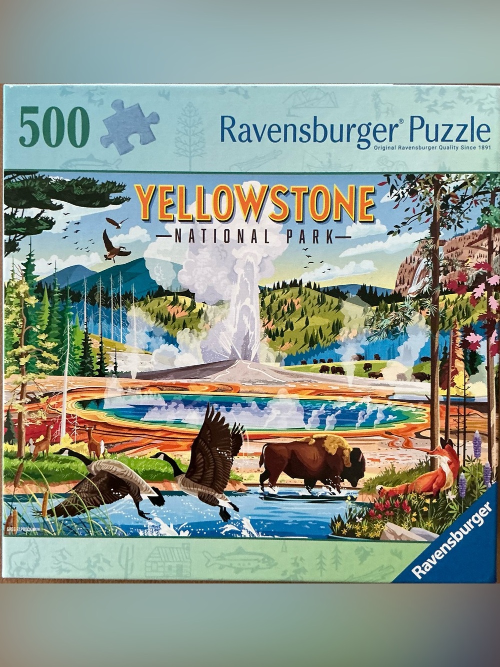 Ravensburger “Yellowstone National Park” 500 piece puzzle